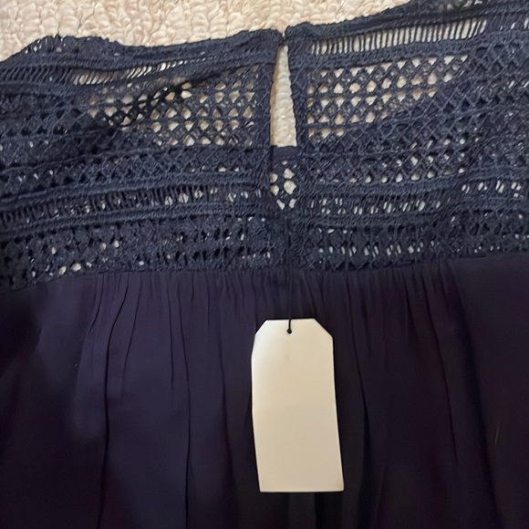 Cotton bleu navy dress - Picture 3 of 6